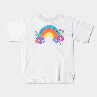 Rainbow, Dare to Dream Kids T-Shirt